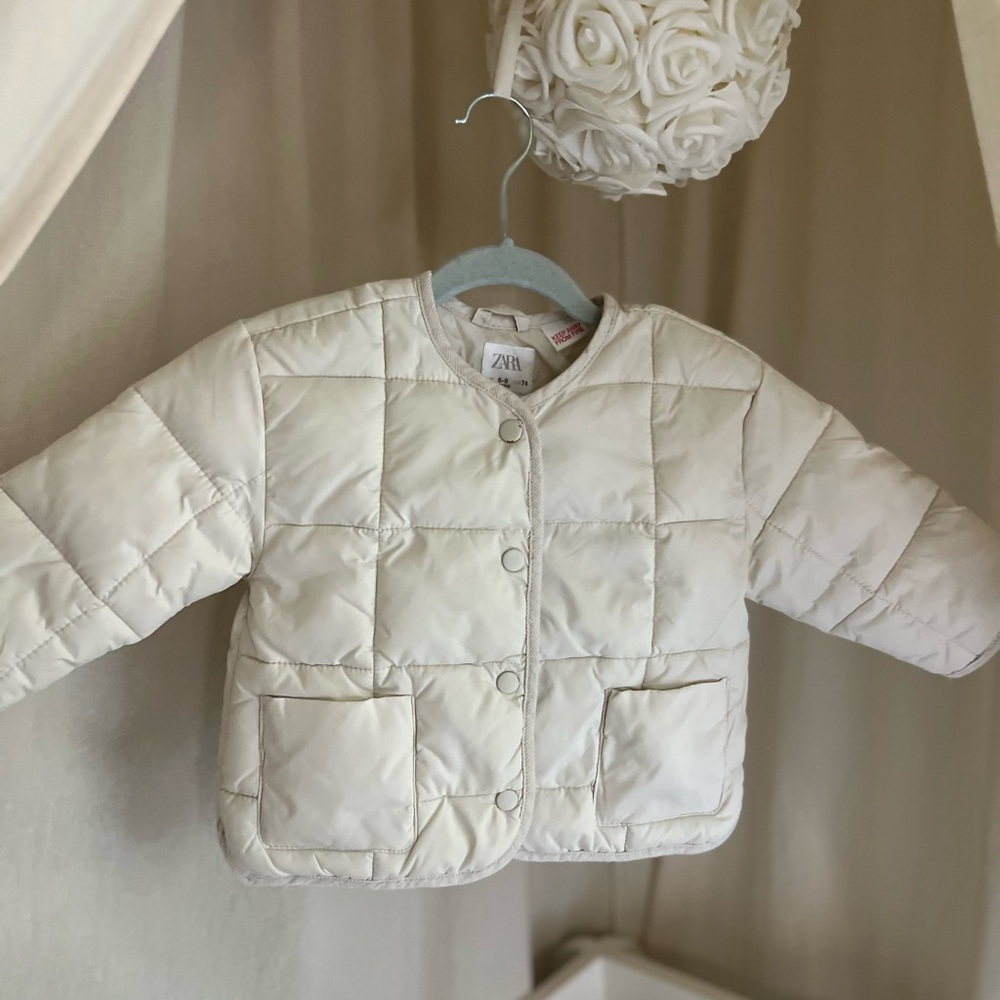 Zara baby girl jacket size 6-9 months
